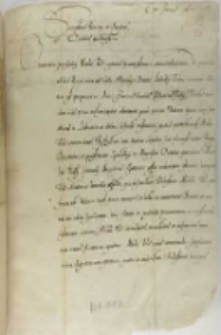 List Jana Kuthacsa, arcybiskupa strygońskiegodo kr&oacute;la Zygmunta III, Tyrnawa 20.01.1600