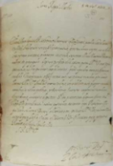 List kardynała Pietro Aldobrandiniego do króla Zygmunta III, Rzym 12.04.1603