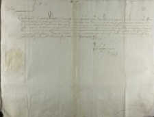List Ludwika XIII króla Francji do króla Zygmunta III, Paryż 23.05.1614