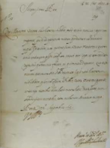 List kardynała Ludovisiego do kr&oacute;la Zygmunta III, Rzym 22.09.1621