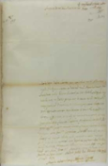 List P. Taprariusa do króla Zygmunta III, Madryt 1624