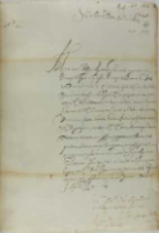List J. L. de Loo kanclerza Orderu Złotego Runa, Madryt 09.04.1624
