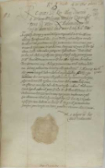 Respons do wojsk zaporoskich, 25.10.1600