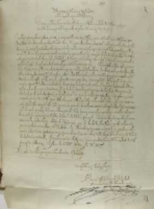 List Jeremiego Mohyły do króla Zygmunta III, Jassy 30.06.1601