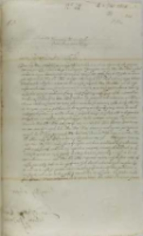 List Jana Ostroroga kasztelana poznańskiego do króla Zygmunta III, Chłopy 02.09.1601