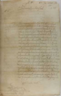 List Bernarda Maciejowskiego do kr&oacute;la Zygmunta III, Beiść 03.09.1601