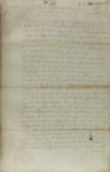 List Stanisława Golskiego, wojewody podlaskiego do króła Zygmunta III, Mukarowice 13.09.1601
