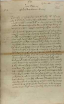 List Stanisława Karnkowskiego, arcybiskupa gnieźnieńskiego do hetmana Jana Zamoyskiego, Łęczyca 20.09.1601