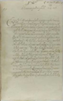 List Bernarda Maciejowskiego biskupa krakowskiego do króla Zygmunta III, Łowicz 28.01.1602