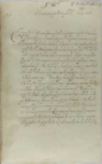 List Bernarda Maciejowskiego biskupa krakowskiego do kr&oacute;la Zygmunta III, Łowicz 28.01.1602
