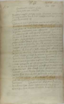 List Stanisława Krasińskiego wojewody płockiego i Stanisława Tarnowskiego kasztelana sandomierskiego do kr&oacute;la Zygmunta III, Sidł&oacute;w 23.02.1604