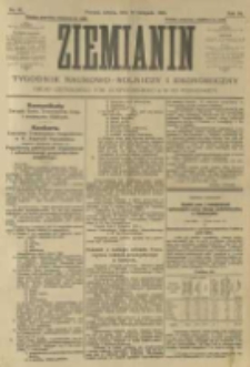Ziemianin. Tygodnik naukowo-rolniczy i ekonomiczny; organ Centralnego Towarzystwa Gospodarczego w Wielkiem Księstwie Poznańskiem 1906.11.10 R.56 Nr45