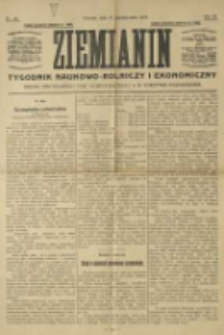 Ziemianin. Tygodnik naukowo-rolniczy i ekonomiczny; organ Centralnego Towarzystwa Gospodarczego w Wielkiem Księstwie Poznańskiem 1917.10.21 R.68 Nr42