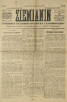 Ziemianin. Tygodnik naukowo-rolniczy i ekonomiczny; organ Centralnego Towarzystwa Gospodarczego w Wielkiem Księstwie Poznańskiem 1917.10.28 R.68 Nr43