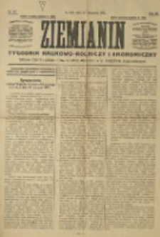 Ziemianin. Tygodnik naukowo-rolniczy i ekonomiczny; organ Centralnego Towarzystwa Gospodarczego w Wielkiem Księstwie Poznańskiem 1917.11.25 R.68 Nr47