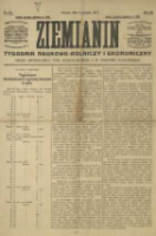 Ziemianin. Tygodnik naukowo-rolniczy i ekonomiczny; organ Centralnego Towarzystwa Gospodarczego w Wielkiem Księstwie Poznańskiem 1917.12.09 R.68 Nr49