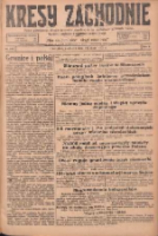 Kresy Zachodnie: pismo poświęcone obronie interes&oacute;w narodowych na zachodnich ziemiach Polski 1925.05.24 R.3 Nr119
