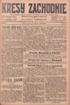 Kresy Zachodnie: pismo poświęcone obronie interesów narodowych na zachodnich ziemiach Polski 1925.07.16 R.3 Nr160