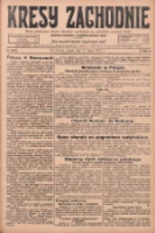 Kresy Zachodnie: pismo poświęcone obronie interes&oacute;w narodowych na zachodnich ziemiach Polski 1925.07.24 R.3 Nr168