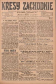 Kresy Zachodnie: pismo poświęcone obronie interes&oacute;w narodowych na zachodnich ziemiach Polski 1925.08.07 R.3 Nr180