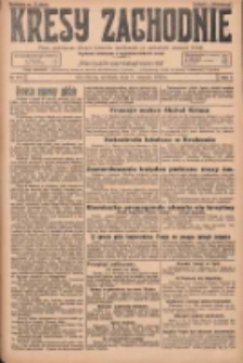 Kresy Zachodnie: pismo poświęcone obronie interes&oacute;w narodowych na zachodnich ziemiach Polski 1925.08.09 R.3 Nr182