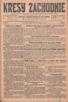 Kresy Zachodnie: pismo poświęcone obronie interes&oacute;w narodowych na zachodnich ziemiach Polski 1925.08.14 R.3 Nr186