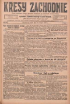 Kresy Zachodnie: pismo poświęcone obronie interesów narodowych na zachodnich ziemiach Polski 1925.08.21 R.3 Nr191