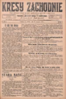Kresy Zachodnie: pismo poświęcone obronie interes&oacute;w narodowych na zachodnich ziemiach Polski 1925.08.22 R.3 Nr192