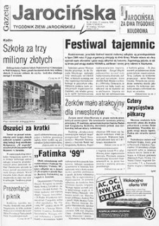 Gazeta Jarocińska 1999.08.27 Nr34(464)