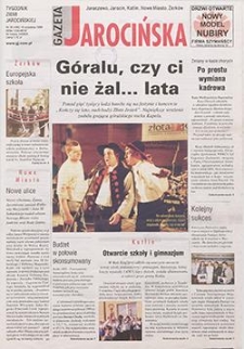 Gazeta Jarocińska 1999.09.10 Nr36(466)