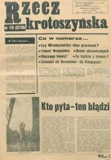 Rzecz Krotoszyńska 1992.07-08 Nr7-8(27-28)