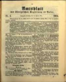 Amtsblatt der Königlichen Regierung zu Posen.1904.01.12 Nr.2