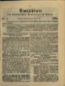 Amtsblatt der K&ouml;niglichen Regierung zu Posen.1904.01.26 Nr.4