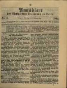 Amtsblatt der K&ouml;niglichen Regierung zu Posen.1904.02.09 Nr.6