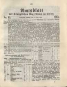 Amtsblatt der K&ouml;niglichen Regierung zu Posen.1904.03.29 Nr.13