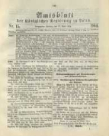Amtsblatt der K&ouml;niglichen Regierung zu Posen.1904.04.12 Nr.15