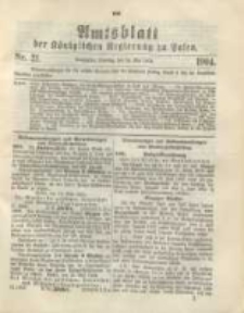 Amtsblatt der K&ouml;niglichen Regierung zu Posen.1904.05.24 Nr.21