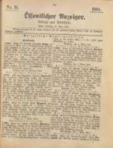 Oeffentlicher Anzeiger. 1904.03.15 Nro.11