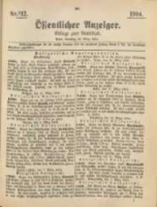 Oeffentlicher Anzeiger. 1904.03.22 Nro.12