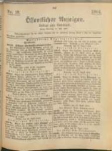 Oeffentlicher Anzeiger. 1904.05.10 Nro.19