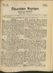 Oeffentlicher Anzeiger. 1904.07.05 Nro.27