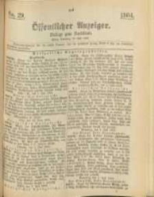 Oeffentlicher Anzeiger. 1904.07.19 Nro.29