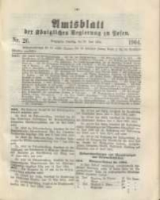 Amtsblatt der K&ouml;niglichen Regierung zu Posen.1904.06.28 Nr.26