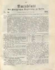 Amtsblatt der K&ouml;niglichen Regierung zu Posen.1904.07.26 Nr.30