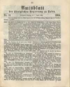 Amtsblatt der Königlichen Regierung zu Posen.1904.08.02 Nr.31
