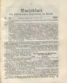 Amtsblatt der K&ouml;niglichen Regierung zu Posen.1904.09.27 Nr.39