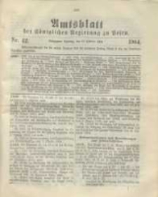 Amtsblatt der K&ouml;niglichen Regierung zu Posen.1904.10.18 Nr.42