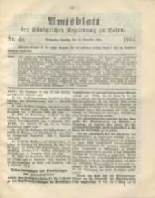 Amtsblatt der Königlichen Regierung zu Posen.1904.11.29 Nr.48