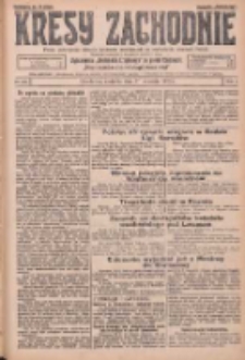 Kresy Zachodnie: pismo poświęcone obronie interes&oacute;w narodowych na zachodnich ziemiach Polski 1925.09.27 R.3 Nr222