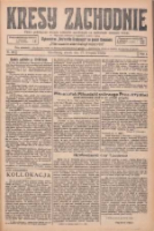 Kresy Zachodnie: pismo poświęcone obronie interes&oacute;w narodowych na zachodnich ziemiach Polski 1925.11.17 R.3 Nr265